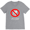 i ain't afraind of no gooats V-Neck Tee