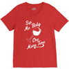 sip me baby one more time wine glass V-Neck Tee