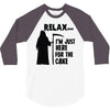 i'm just here for the cake 3/4 Sleeve Shirt