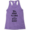 keep flying and stay shiny t shirt serenity firefly calm carry tee bro Racerback Tank