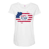 happy 4th of july Maternity Scoop Neck T-shirt
