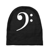 bass clef hat Baby Beanies