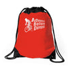 adventure before dementia 4 Drawstring Bags