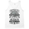 Real Kings Are Born On September 15 Tank Top