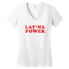 Latina Power Women's V-Neck T-Shirt
