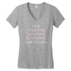 i write code Women's V-Neck T-Shirt