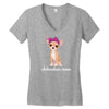 chihuahua mom Women's V-Neck T-Shirt