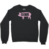 pig oink funny Crewneck Sweatshirt