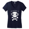 allergic to poison Women's V-Neck T-Shirt