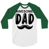awsome dad 3/4 Sleeve Shirt