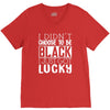 i didn't choose to be black V-Neck Tee