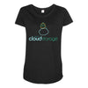 lakitu's cloud storage Maternity Scoop Neck T-shirt