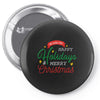 we wish you happy holidays &amp; merry christmas Pin-back button