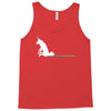 unicorn scooting on the floor Tank Top