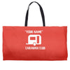 caravan club funny gift Weekender Totes