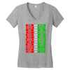think inspire sing Women's V-Neck T-Shirt