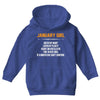 January Girl Hated By Many Youth Hoodie