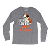 This Girl Loves Saint Bernard Long Sleeve Shirts