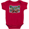mens retro game out run, ideal gift or birthday present. Baby Bodysuit