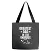 Greatest Dad In The Universe Tote Bags