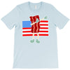 bacon american flag dab T-Shirt