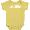 evolution of man, lada niva Baby Onesie