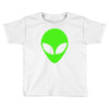 uomo alieno ufo stampa verde fluo divertente mitiche Toddler T-shirt