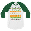 halloween ugly sweater tn featured 3/4 Sleeve Shirt