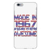 made in 1967 50 years of being awesome iPhone 6 Plus/6S Plus Case