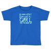 i ski like a girl Toddler T-shirt