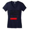 new installing muscle Women's V-Neck T-Shirt