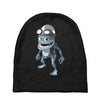 funny crazy frog, ideal gift or birthday present Baby Beanies