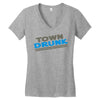 town drunk Women's V-Neck T-Shirt