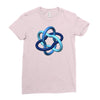 imu logo wt Ladies Fitted T-Shirt