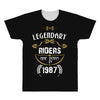 legendary riders are born in 1987 All Over Men's T-shirt