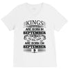 Real Kings Are Born On September 9 V-Neck Tee