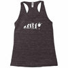 evolution of angus young Racerback Tank