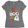 do you even boo bro halloween Women's Triblend Scoop T-shirt