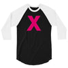 pink x 3/4 Sleeve Shirt
