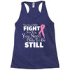 the lord will fight for you, you need only to be still Racerback Tank