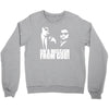 the blues brothers inspired on a mission from god funny Crewneck Sweatshirt