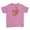 skull water color Youth Tee