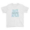 care about anime and two real people girls Youth Tee
