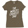 World's Greatest Dad Ladies Fitted T-Shirt