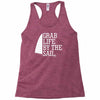 grab life by the sail Racerback Tank