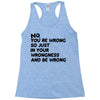 no. you're wrong Racerback Tank