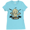 mummy monster Ladies Fitted T-Shirt