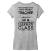 This 4 TH Grade Teacher Has An Amazing! Class Women's V-Neck T-Shirt