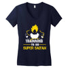 Trainning To Go Super Saiyan Women's V-Neck T-Shirt