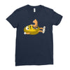 peanut inside Ladies Fitted T-Shirt